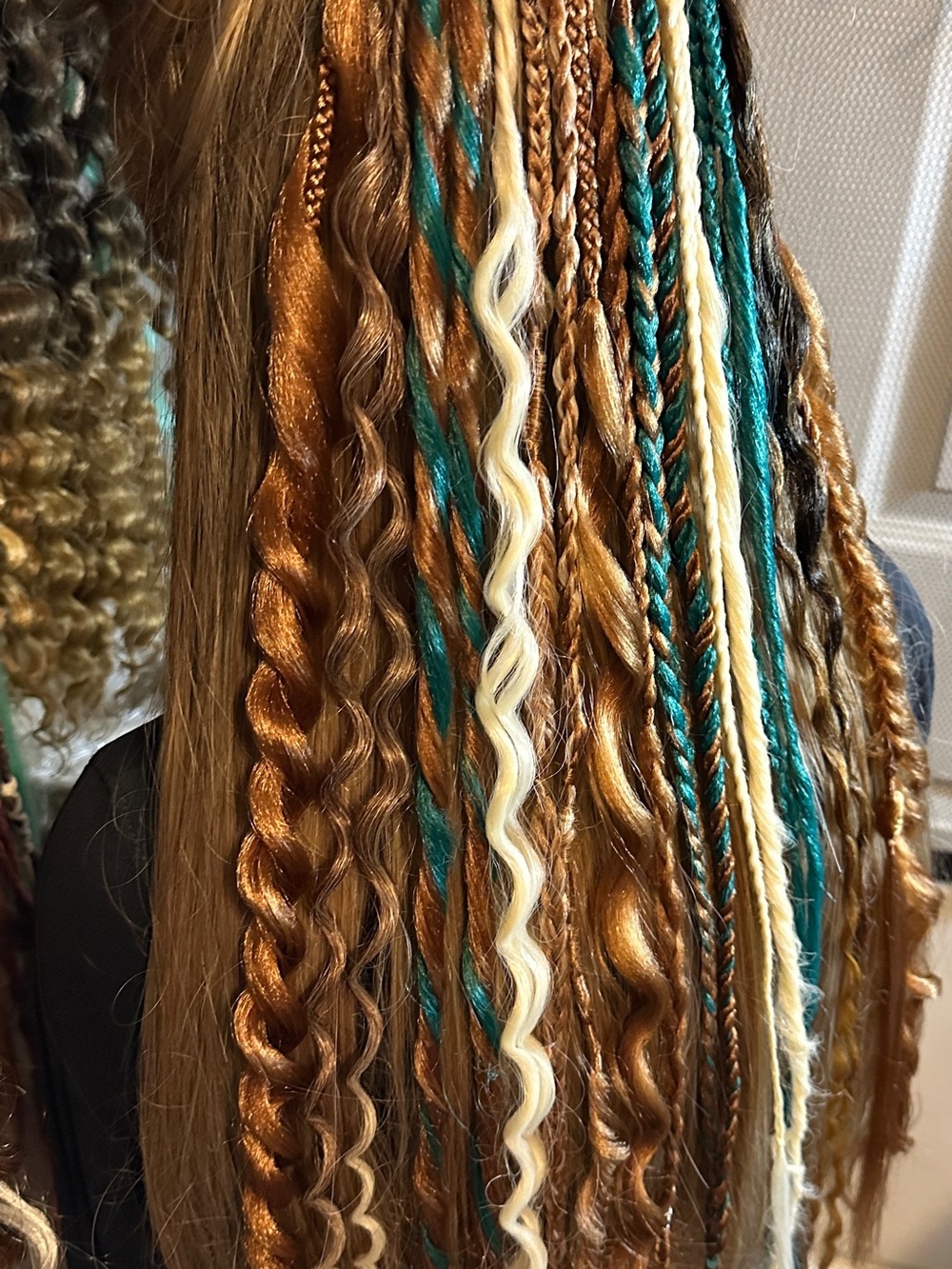 Boho Chic Viking Dreadlock set